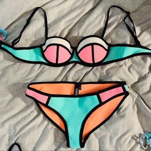 Triangl Swim Set ~ Pink/Blue